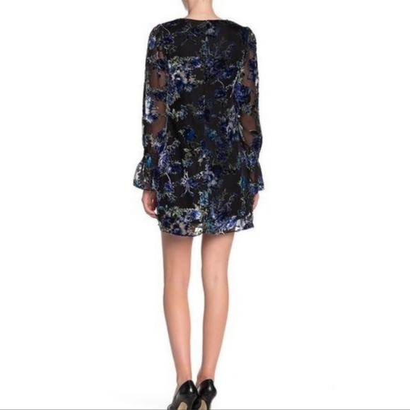 Laundry by Shelli Segal Velvet Burnout Dress NWT - Picture 8 of 13